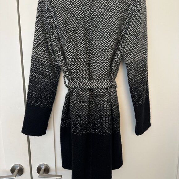 BB Dakota Myles Blanket Coat with Belt, Ombre, Size S - Picture 10 of 11